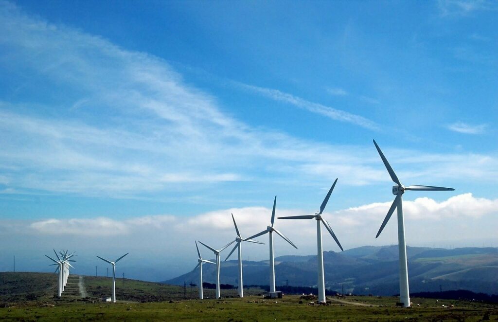 cape ortegal, galicia, windmills